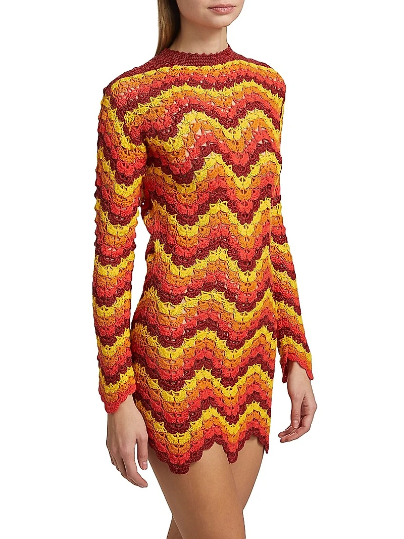 Safi Chevron Minidress