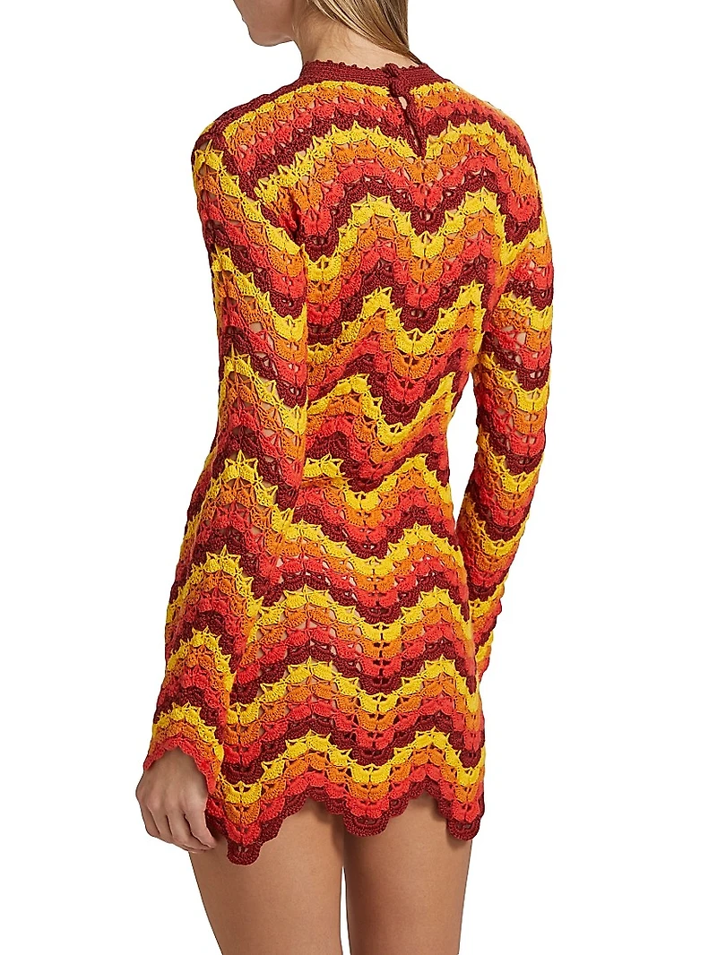 Safi Chevron Minidress