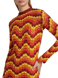 Safi Chevron Minidress