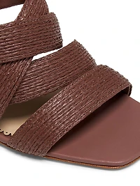 Dina 80MM Raffia Sandals