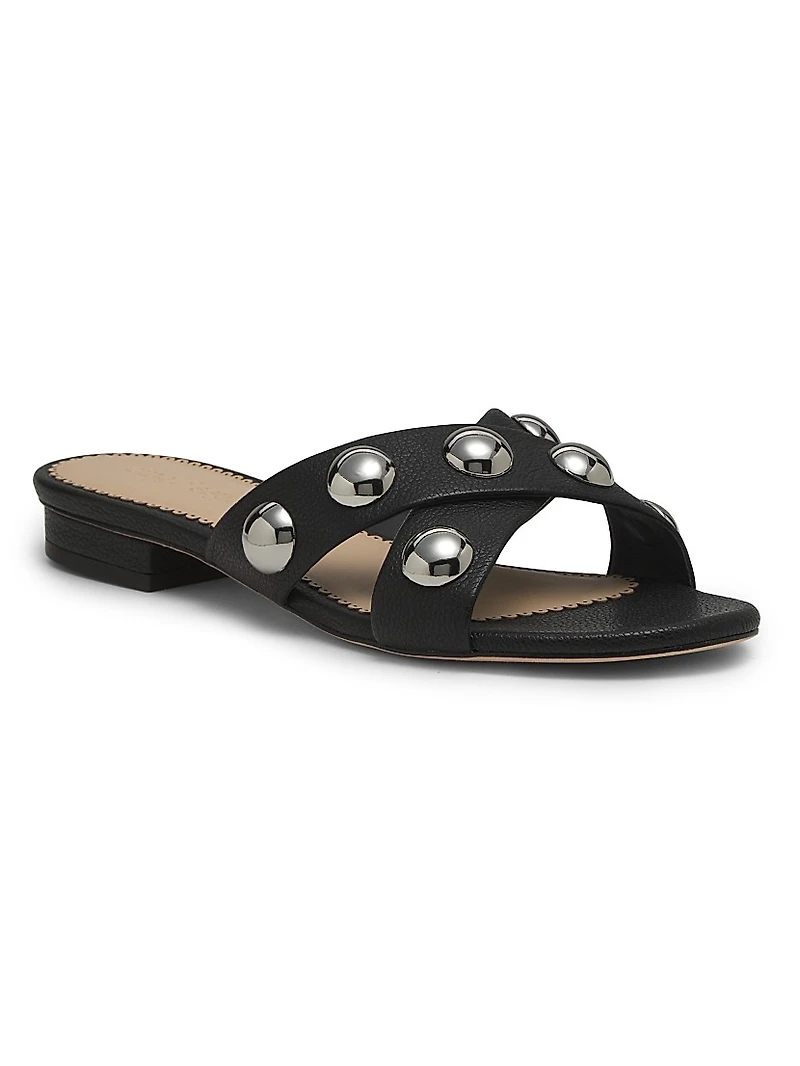 Grace Studded Leather Sandals