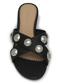 Grace Studded Leather Sandals