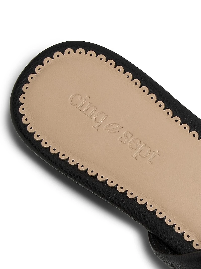 Grace Studded Leather Sandals