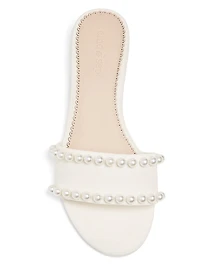 Finley Imitation Pearl-Embellished Sandals
