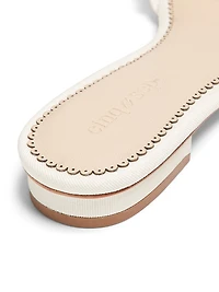 Finley Imitation Pearl-Embellished Sandals