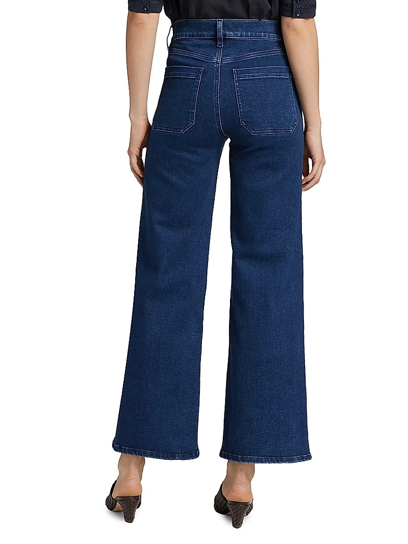 Le Slim Palazzo Jeans