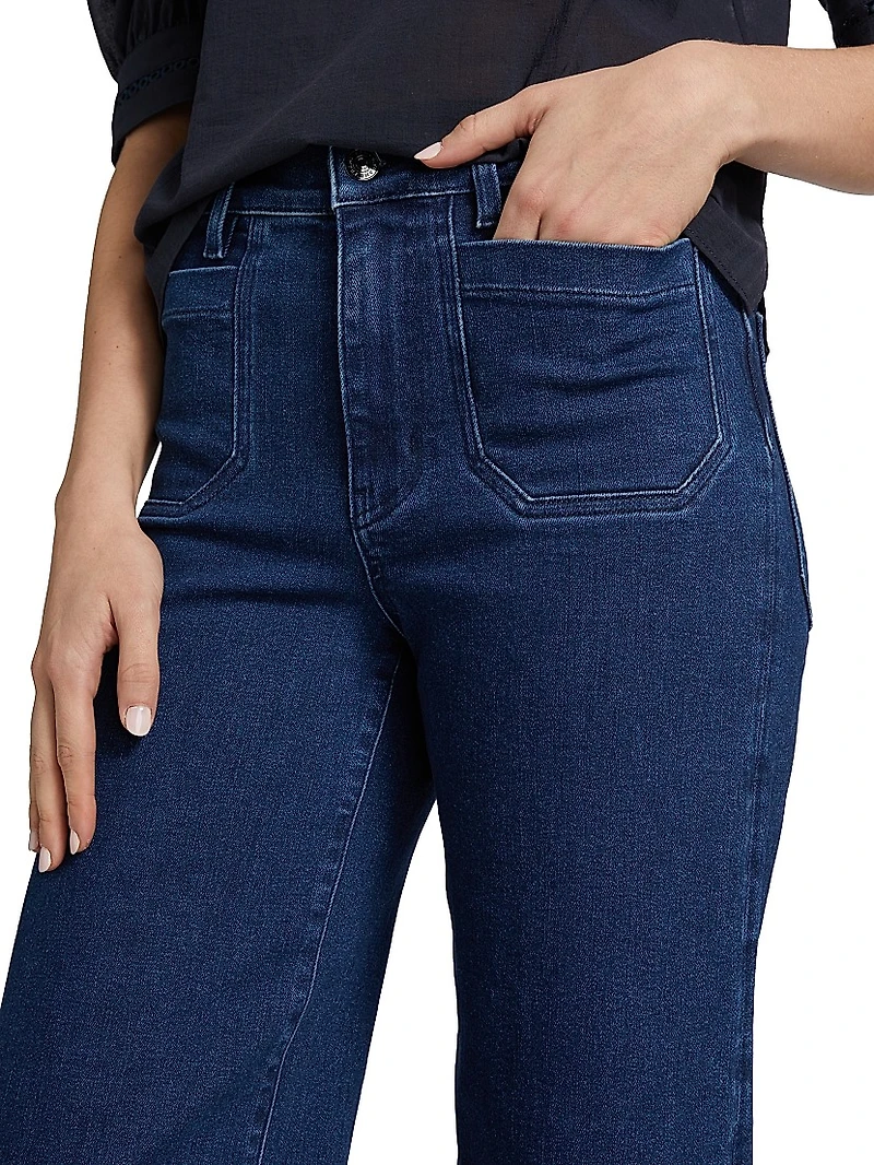 Le Slim Palazzo Jeans