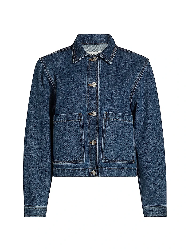 Denim Patch Pocket Jacket
