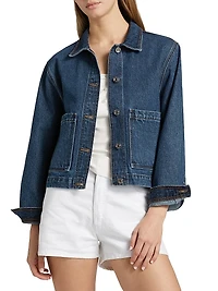 Denim Patch Pocket Jacket