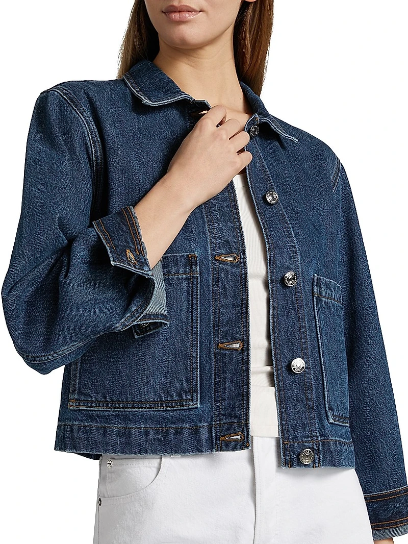 Denim Patch Pocket Jacket
