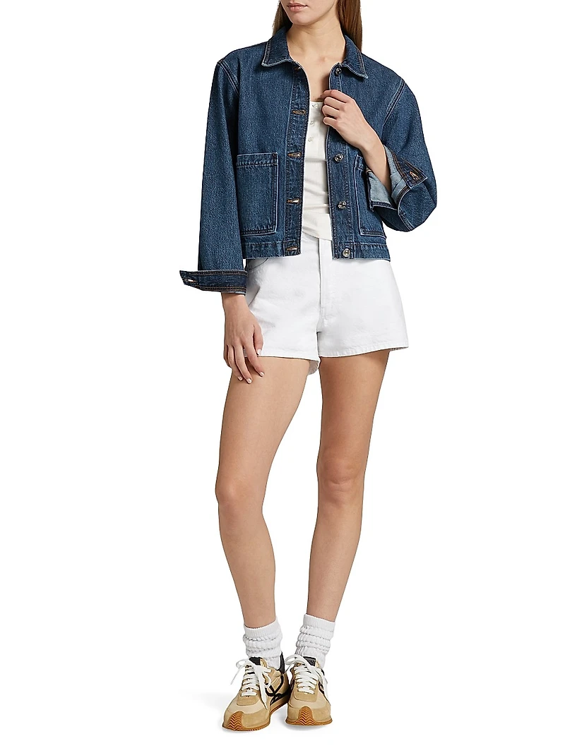 Denim Patch Pocket Jacket