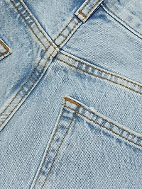 Bubble Mid-Rise Barrel Jeans