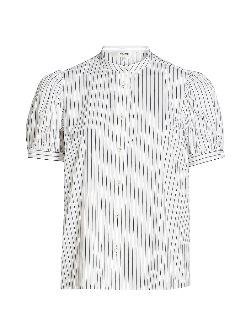 Gathered Striped Top