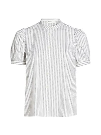 Gathered Striped Top