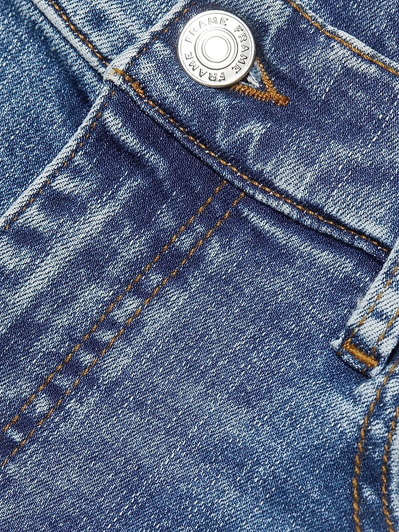 Pencil Crop Mid-Rise Jeans