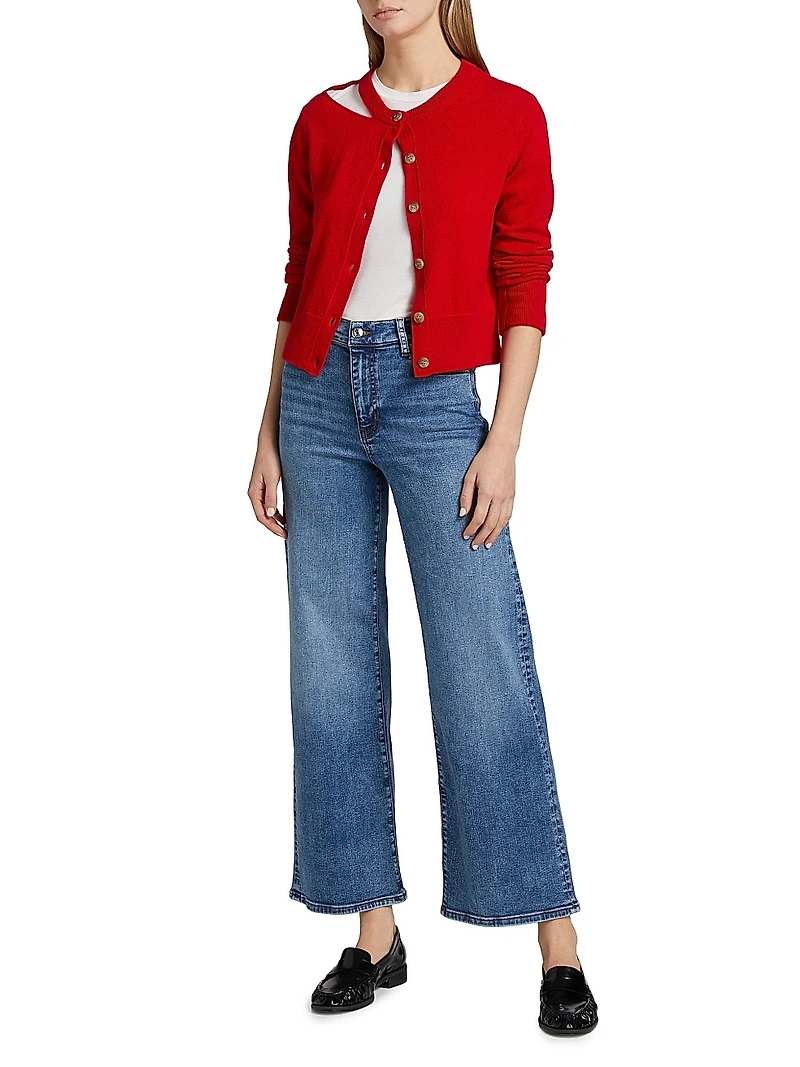 Pencil Crop Mid-Rise Jeans