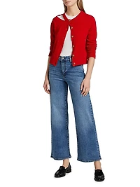 Pencil Crop Mid-Rise Jeans