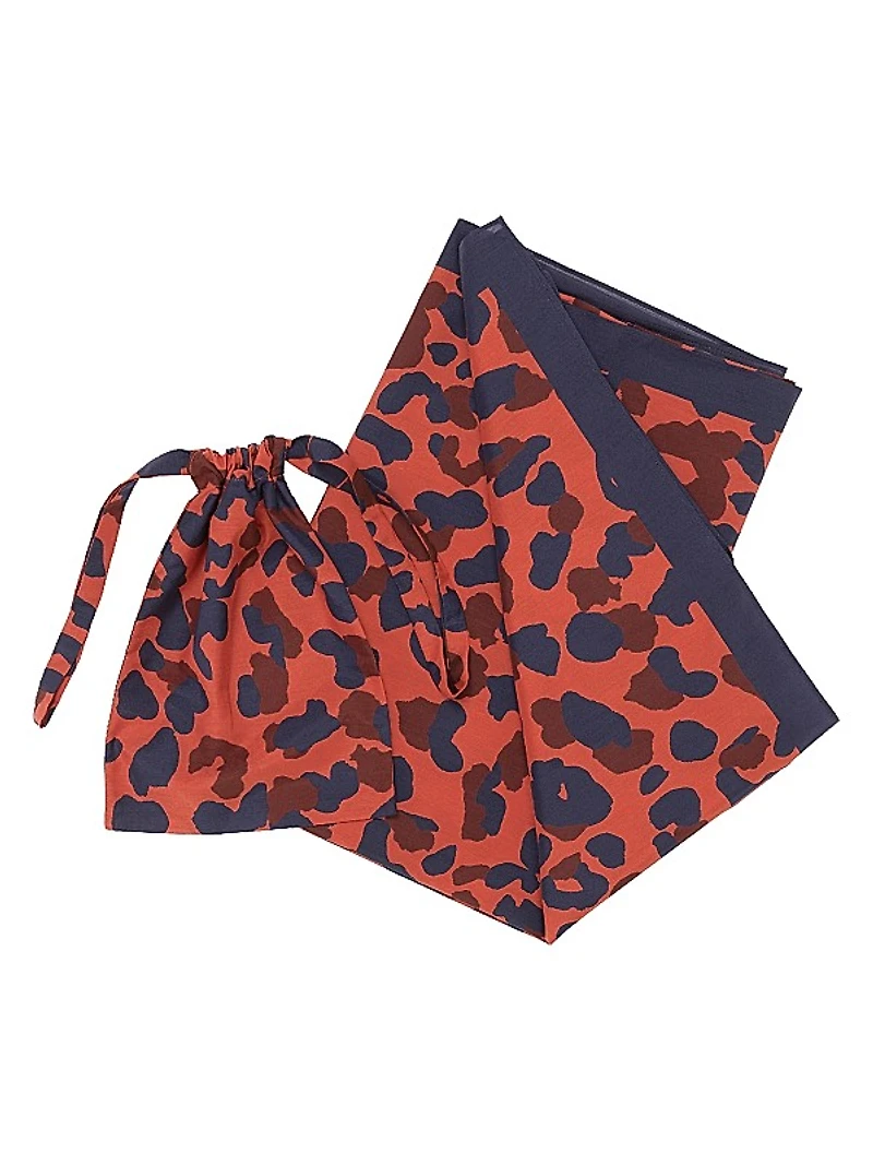 Embrun Graphic Print Cotton-Silk Sarong