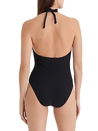 Paillette One-Piece Swimsuit