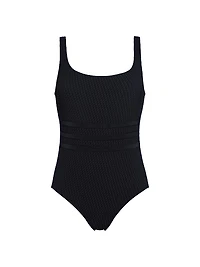 Glory Striped Tank One-Piece Swimsuit