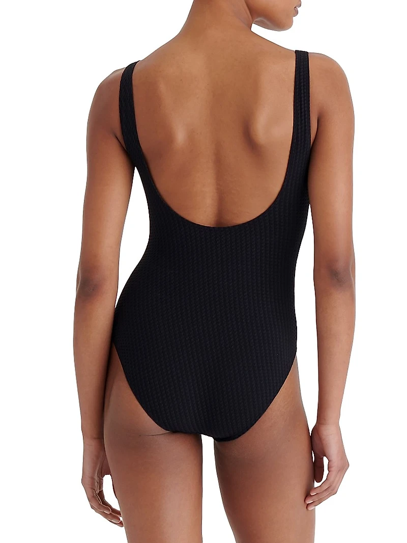 Glory Striped Tank One-Piece Swimsuit