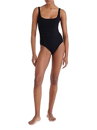 Glory Striped Tank One-Piece Swimsuit