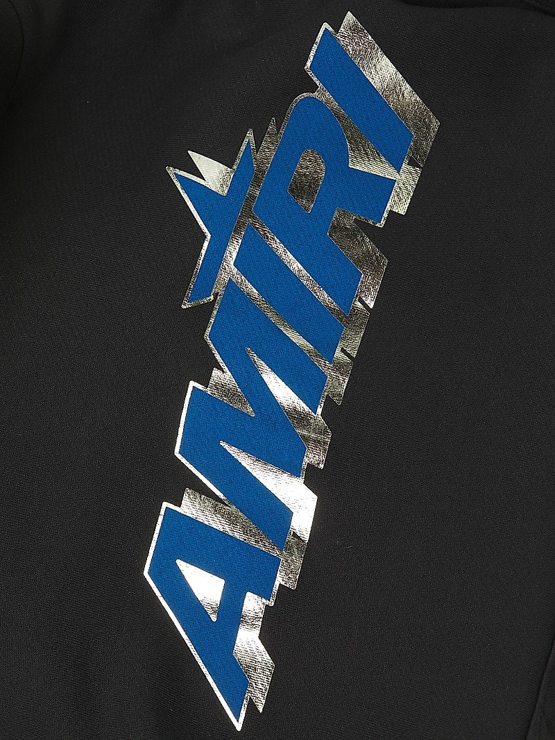 Shadow Logo Stretch-Cotton Hoodie