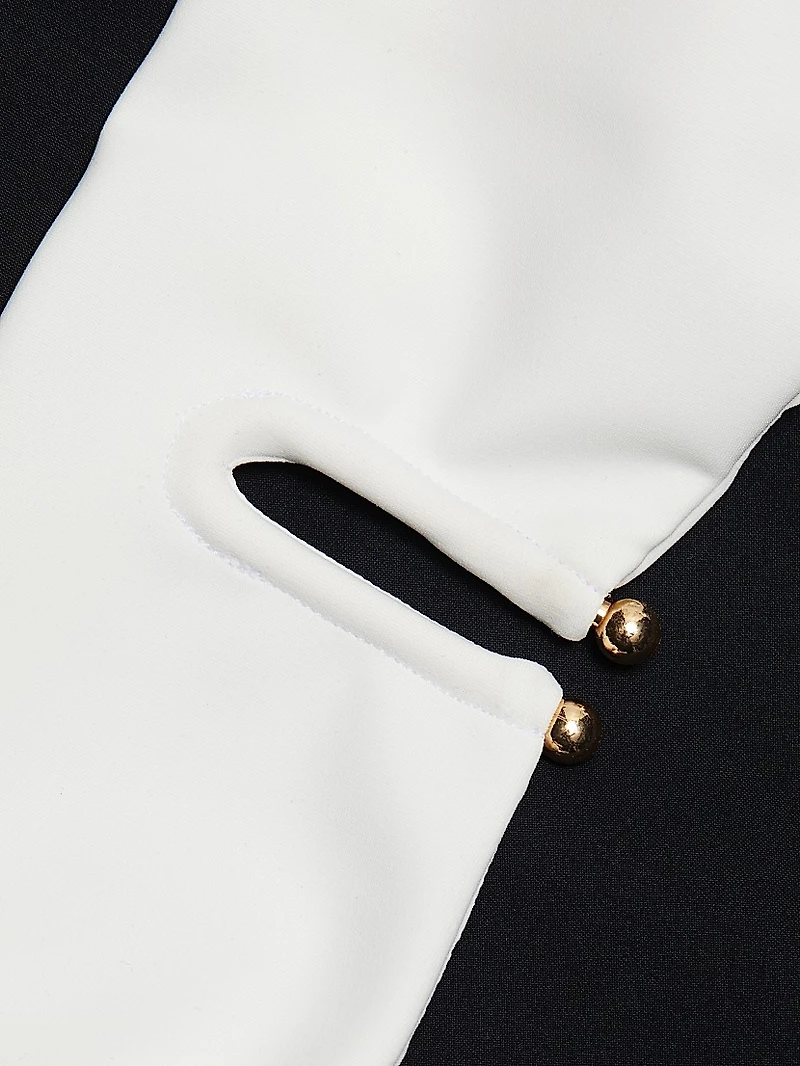 Shohey Two-Tone Midi-Dress