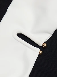 Shohey Two-Tone Midi-Dress