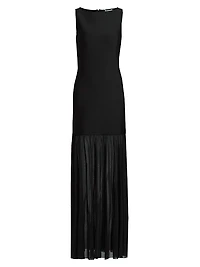 Athen Sleeveless Chiffon Skirt Cocktail Dress