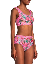 Francis Floral Bikini Top