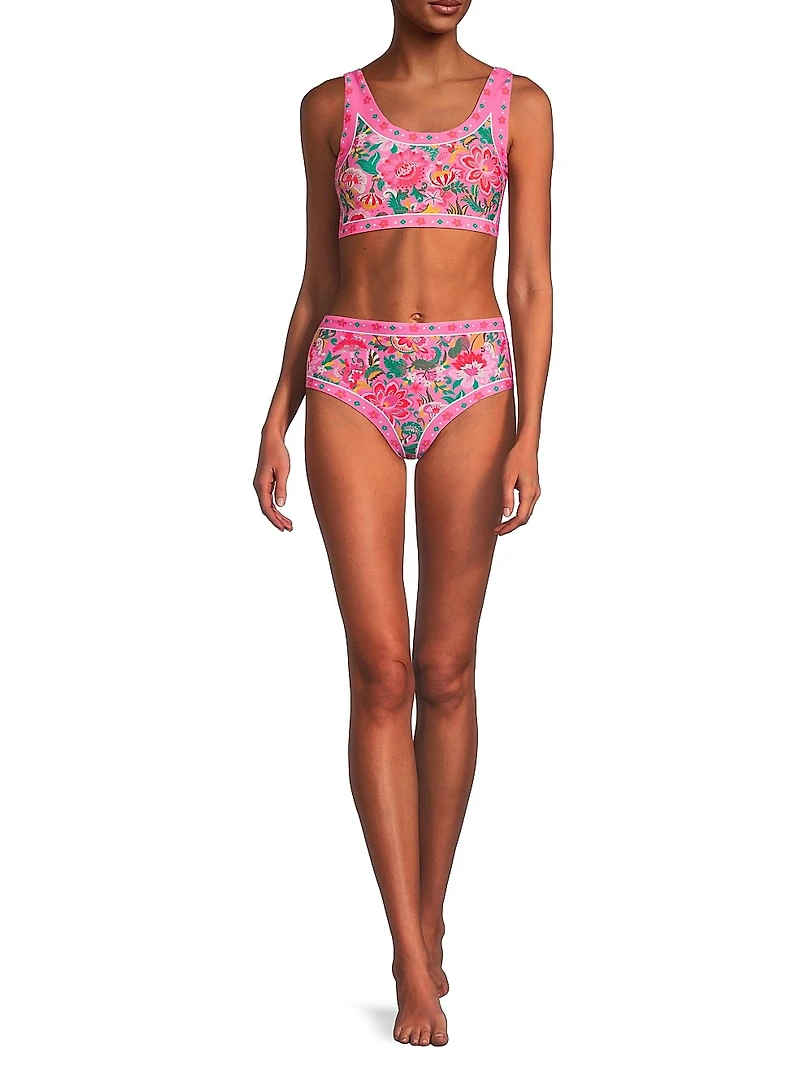Francis Floral Bikini Top