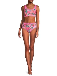 Francis Floral Bikini Top