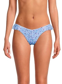 Paige Micro-Floral Bikini Bottom
