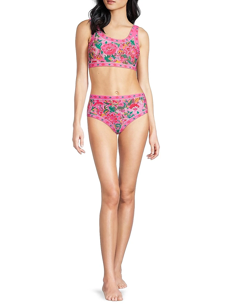 Marcella Floral Bikini Bottom