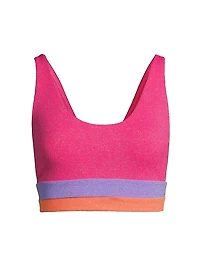 Mackenzie Metallic Bikini Top