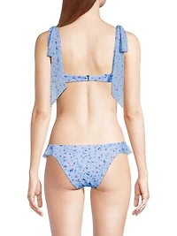 Drea Micro Floral Bikini Top