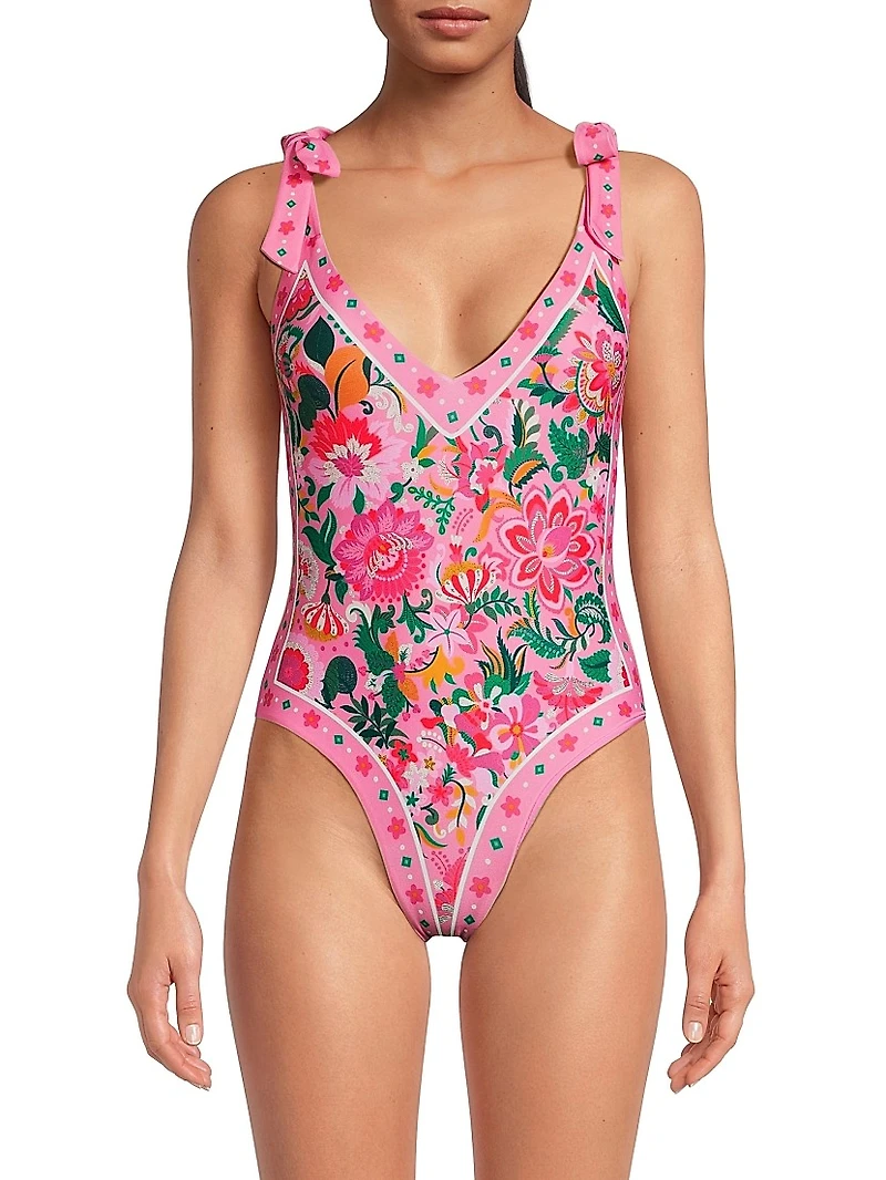 Akira Floral One-Piece Swimsuit