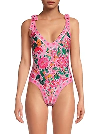 Akira Floral One-Piece Swimsuit