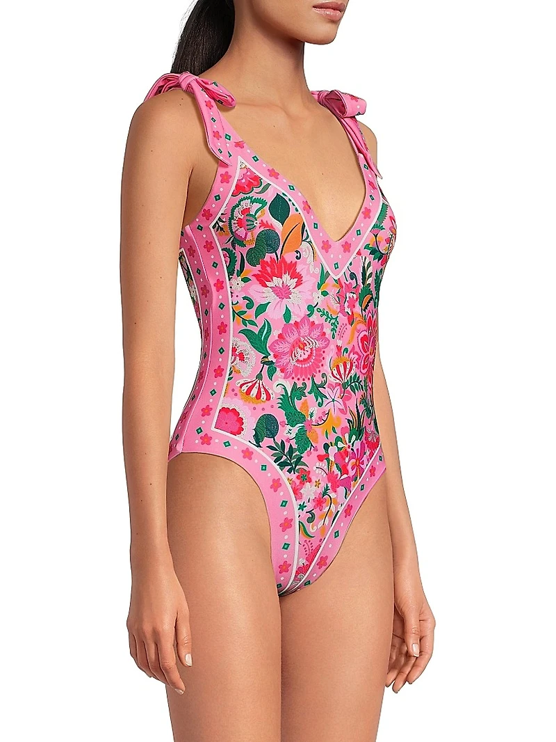 Akira Floral One-Piece Swimsuit