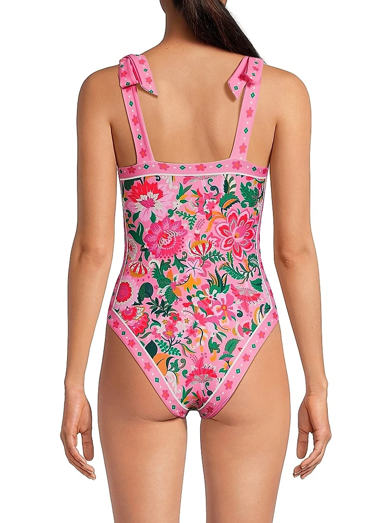 Akira Floral One-Piece Swimsuit