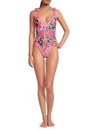 Akira Floral One-Piece Swimsuit