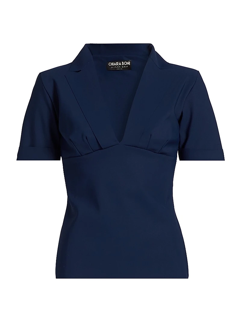 Eriko Open Collar Top