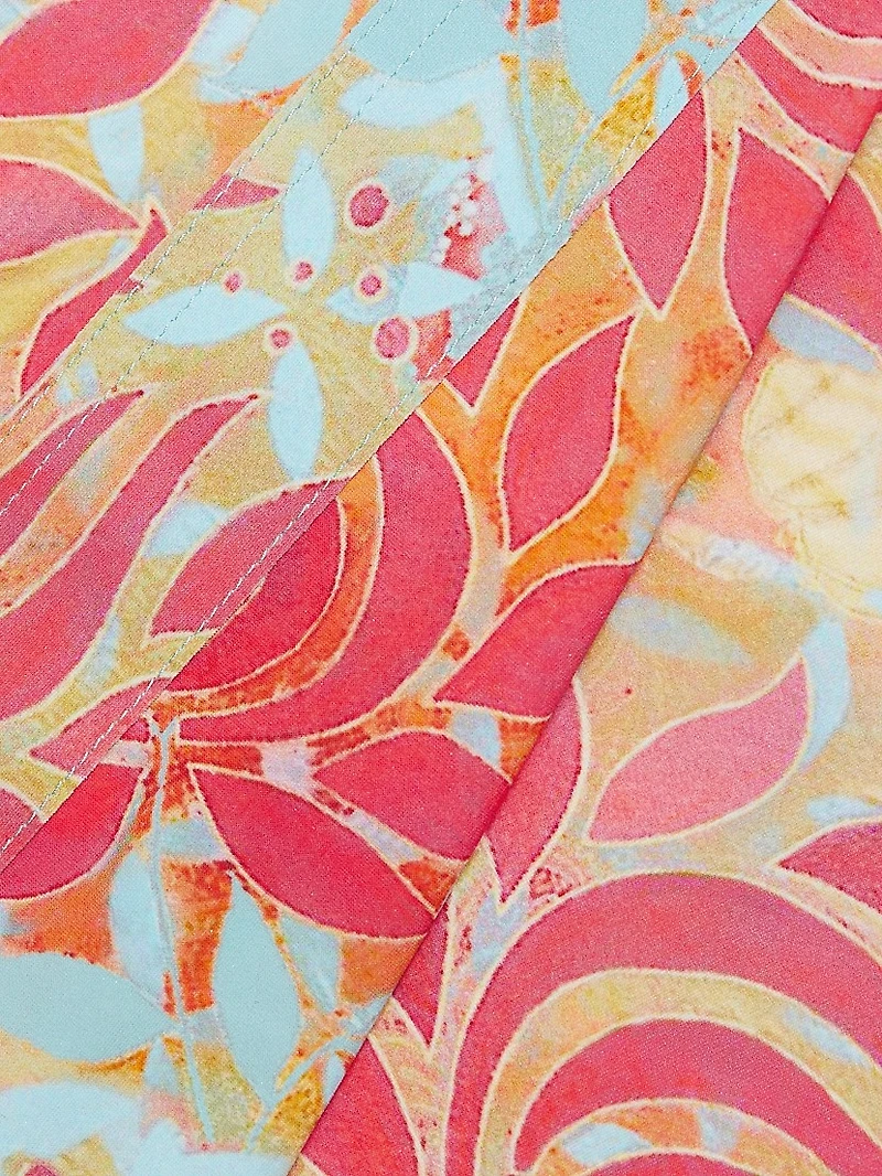 Jinza Floral Bell-Sleeve Blouse