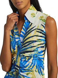 Tulum Botanic V-Neck Blouse