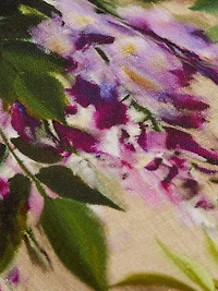 Calypso Floral Linen Midi-Dress