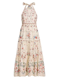 Consuelo Mosqueta Floral Midi-Dress