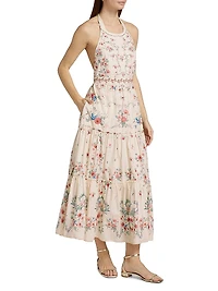Consuelo Mosqueta Floral Midi-Dress