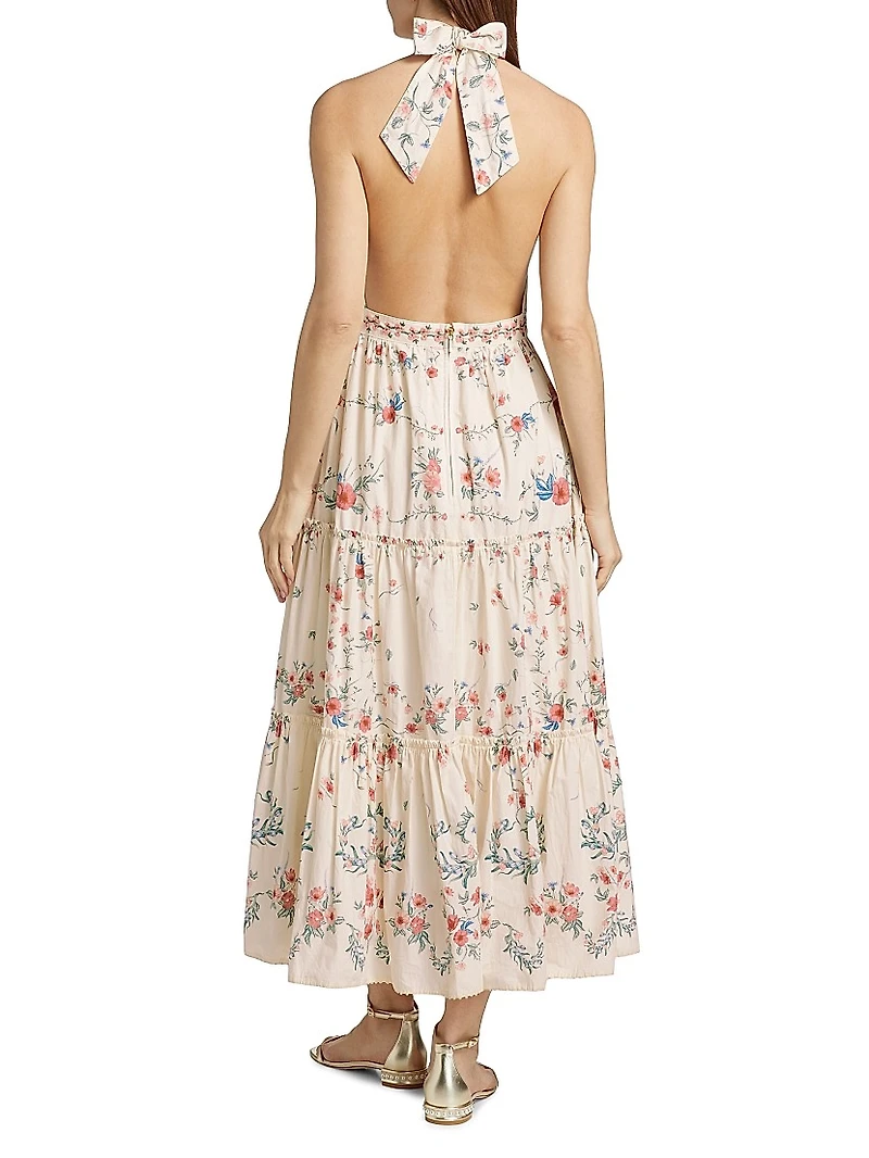 Consuelo Mosqueta Floral Midi-Dress