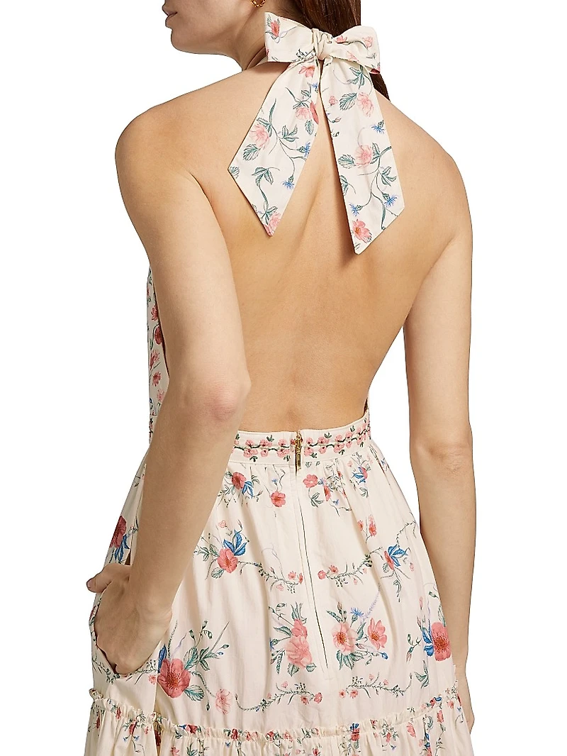 Consuelo Mosqueta Floral Midi-Dress